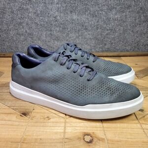 Cole Haan Grand Pro Rally Men's 13 Laser Cut Blie C31422 Sneakers Shoes